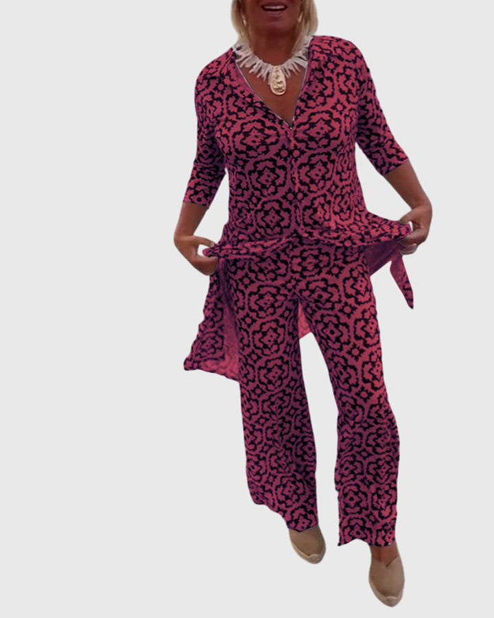 Gabriella | Elegant Vintage Two-Piece Set