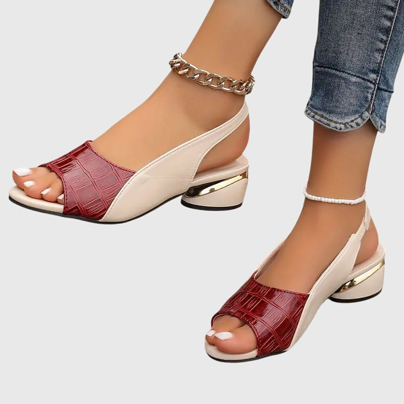 Whitney | Elegant Leather Sandals