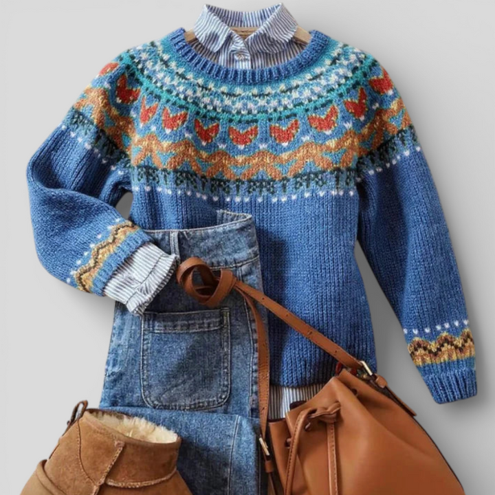 Helen | Classic Vintage Knit Sweater