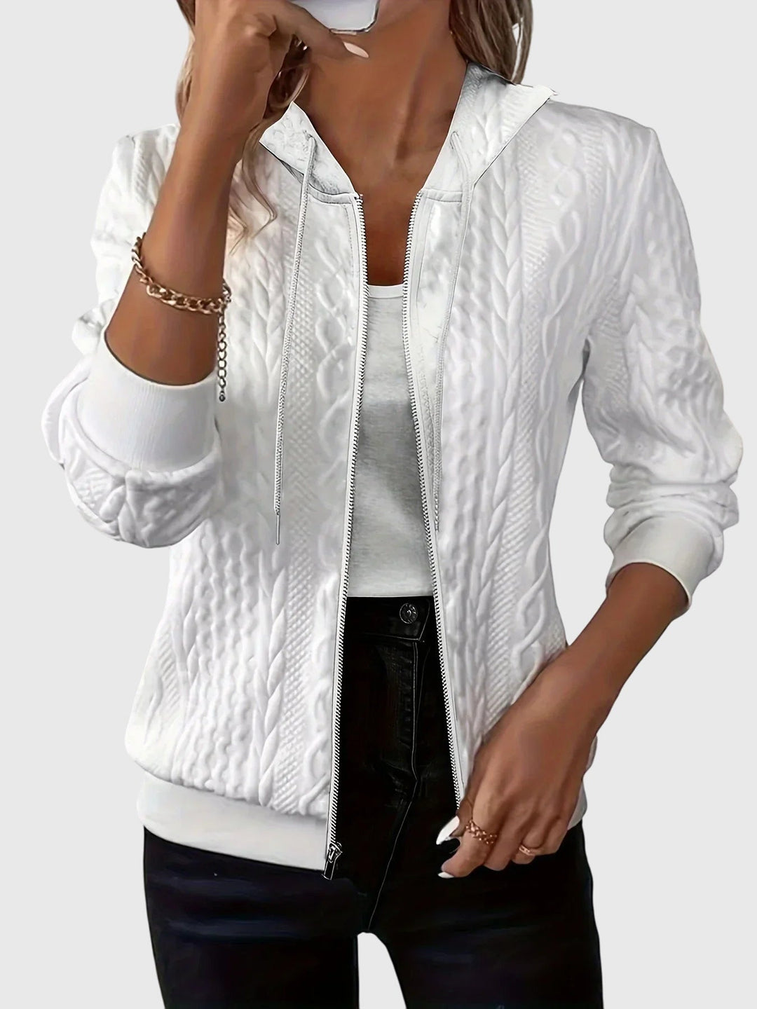 Lena | Hoodie with zipper