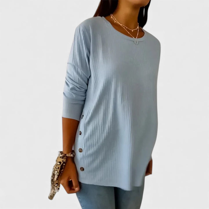 Megan | Elegant Crew Top