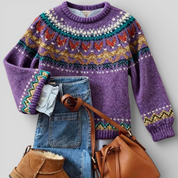 Laura | Classic Vintage Knit Sweater