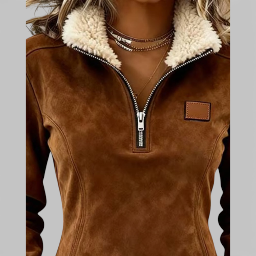 Evelyn | Asymmetric Fringe Sweatshirt