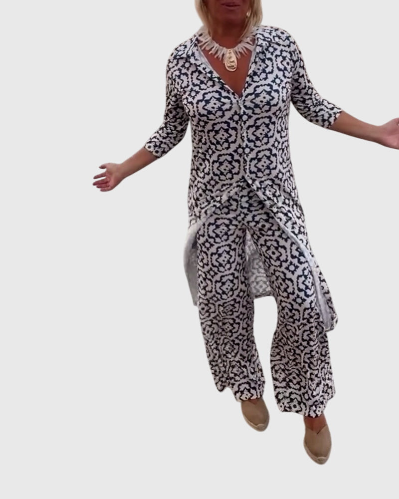 Gabriella | Elegant Vintage Two-Piece Set