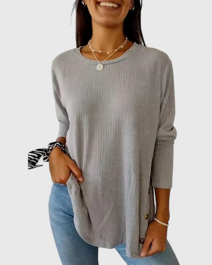 Megan | Elegant Crew Top
