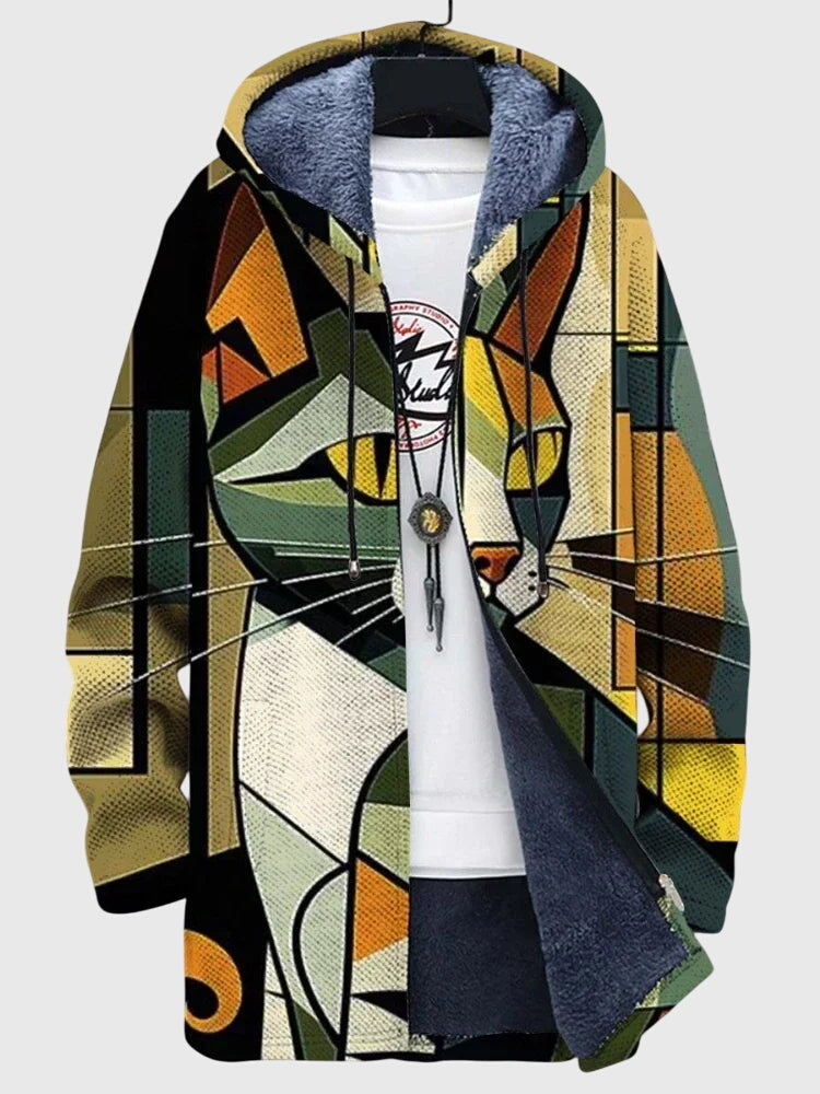 Anna | Jacket with artistic print