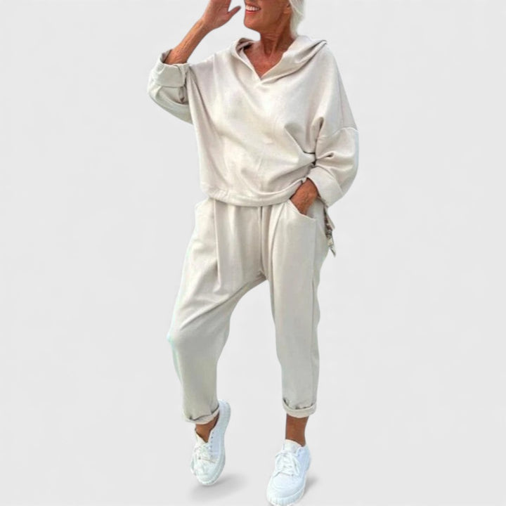 Sally | Comfortable Hooded Sweatshirt Set