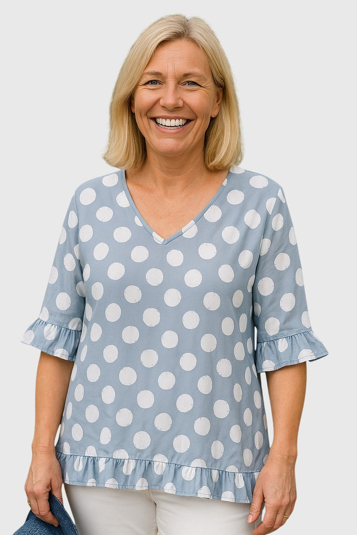 Eira | Polka Dot Blouse