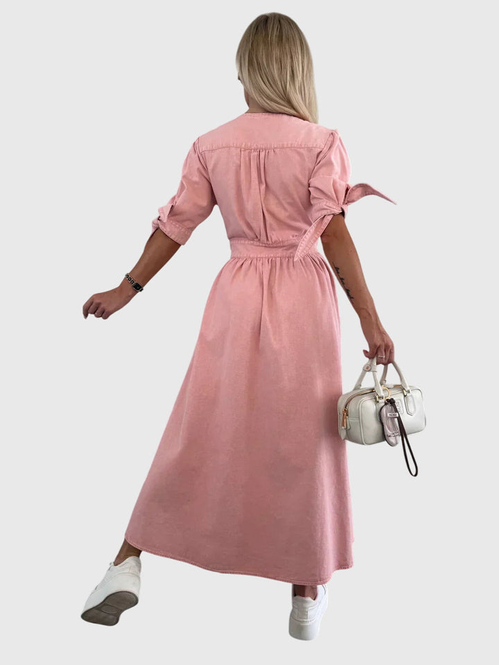 Sophia | Elegant Denim Dress