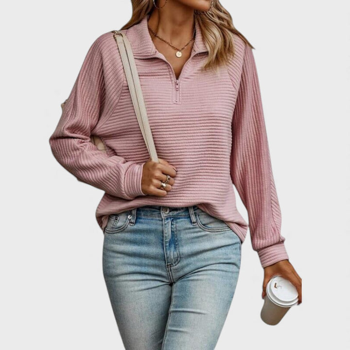 Abigail | Elegant Sweater with Zipper