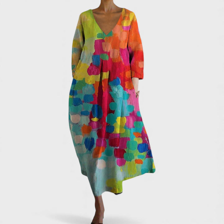 Isalinde | Comfortable V-neck Dress