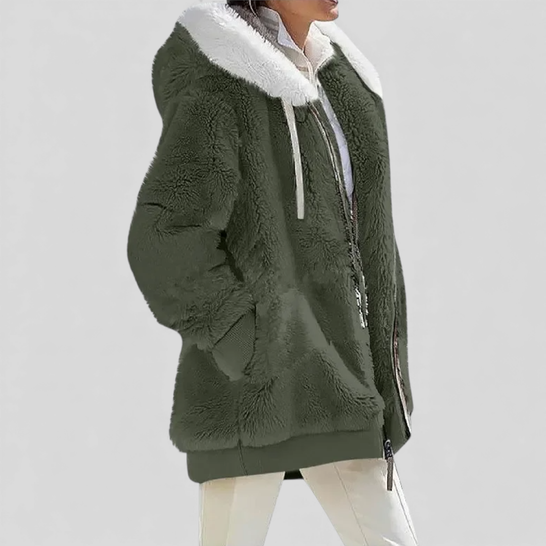 Evelyn | Soft-Touch Fleece Coat