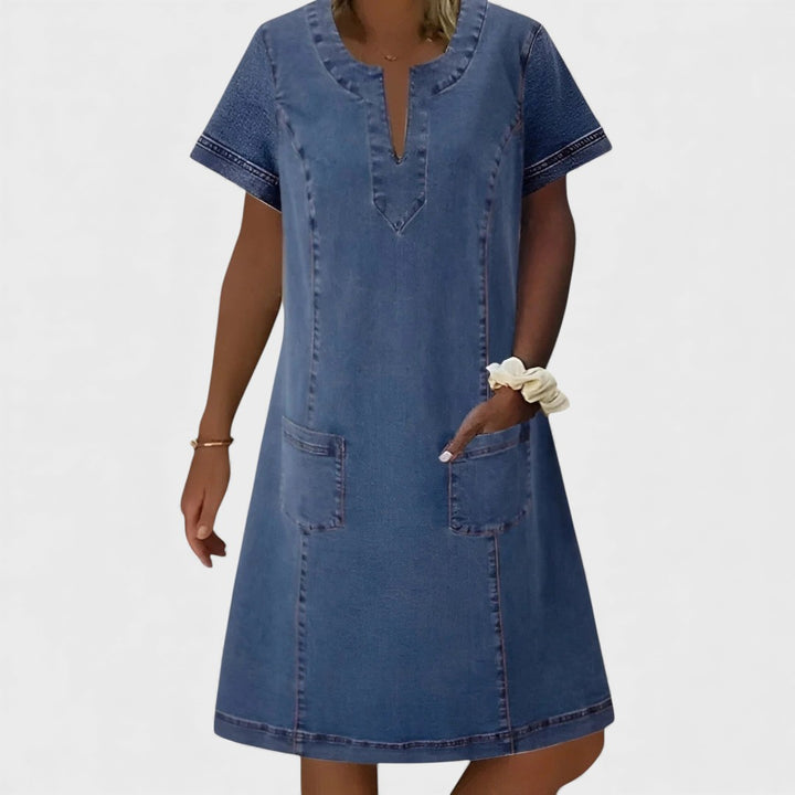 Christine | Elegant Denim Dress