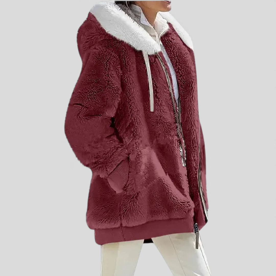Evelyn | Soft-Touch Fleece Coat