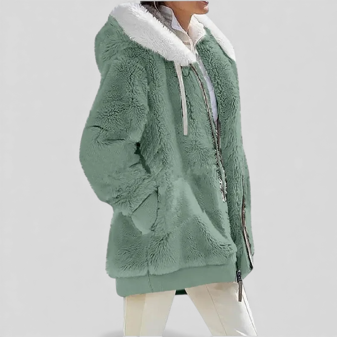 Evelyn | Soft-Touch Fleece Coat