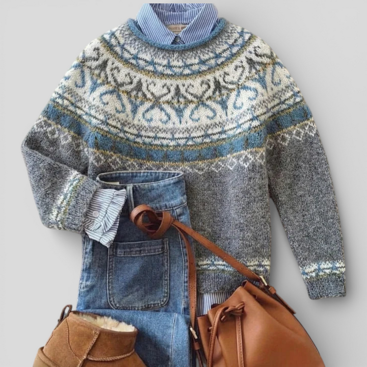 Claire | Chic Vintage Knit Sweater