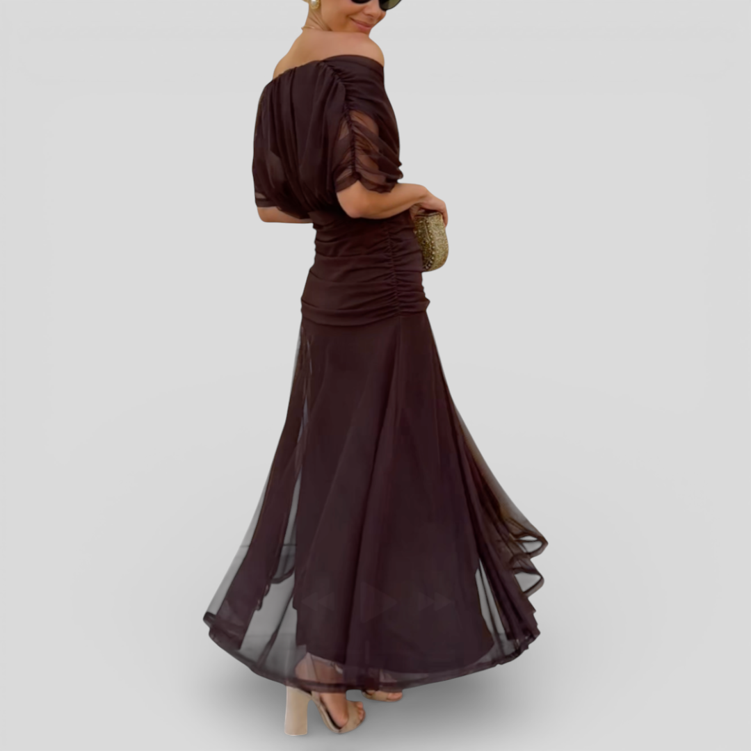 Susan | Flowing Floral Midi Dress