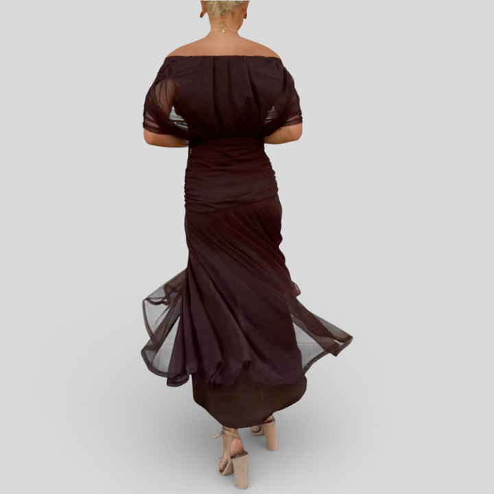 Susan | Flowing Floral Midi Dress