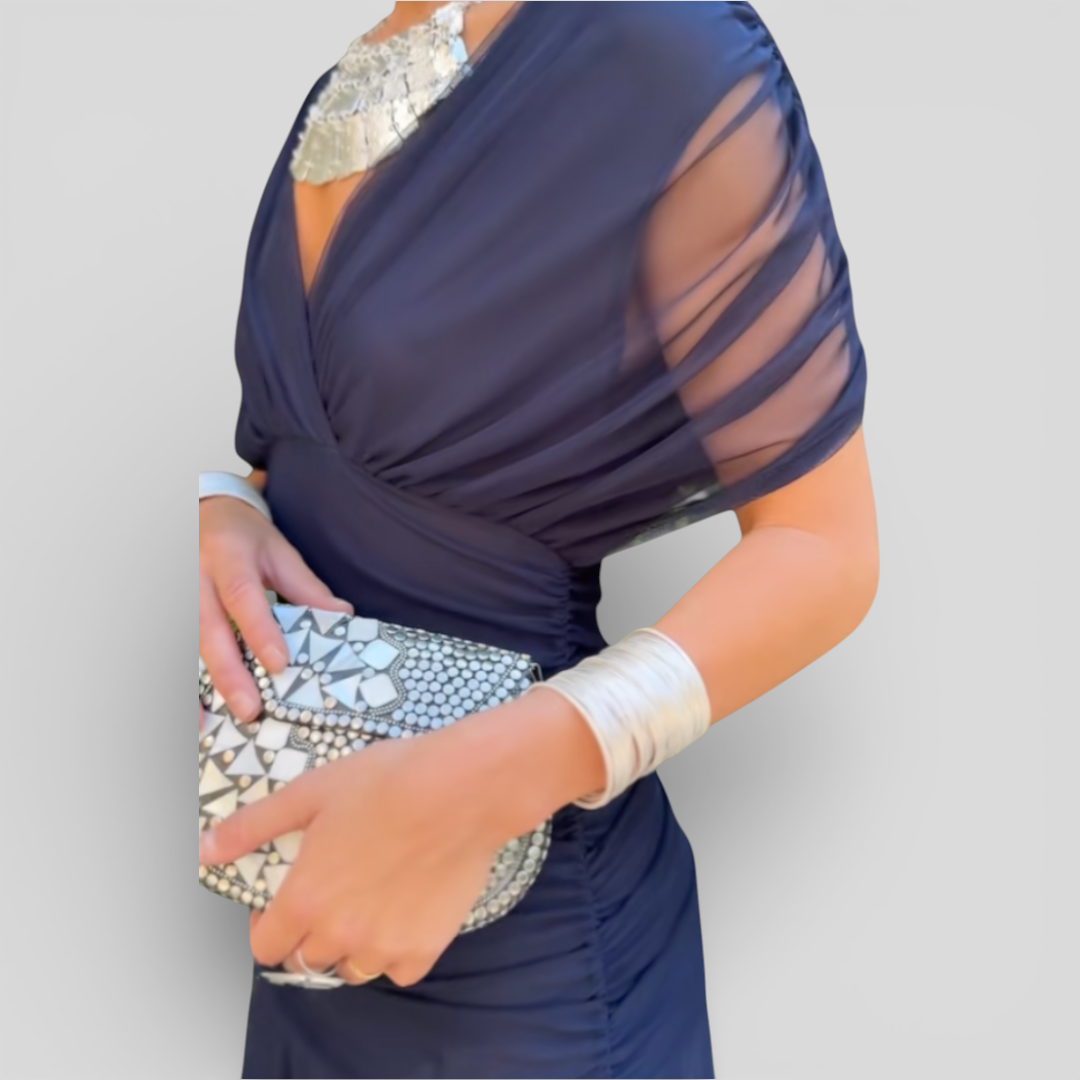 Susan | Flowing Floral Midi Dress