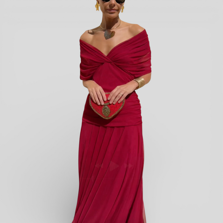 Susan | Flowing Floral Midi Dress