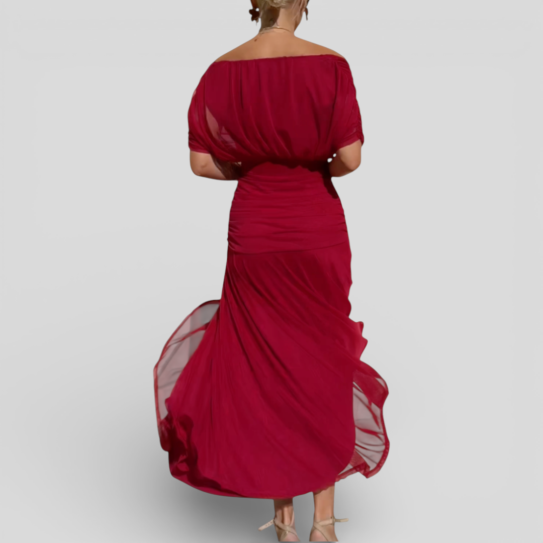 Susan | Flowing Floral Midi Dress