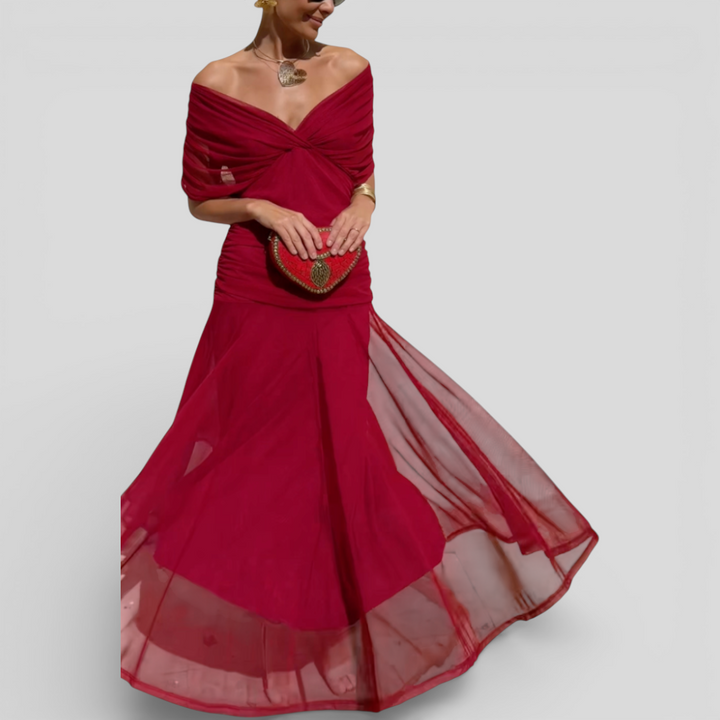 Susan | Flowing Floral Midi Dress