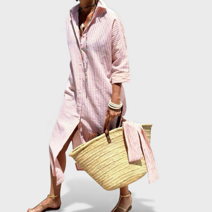 Ellen | Classic Striped Dress