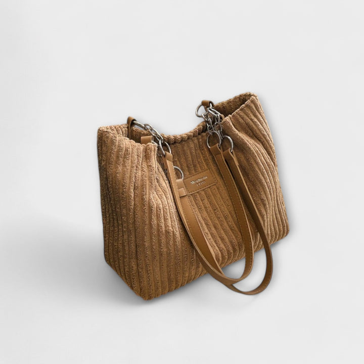 Olivia | Soft Cord Shoulder Bag