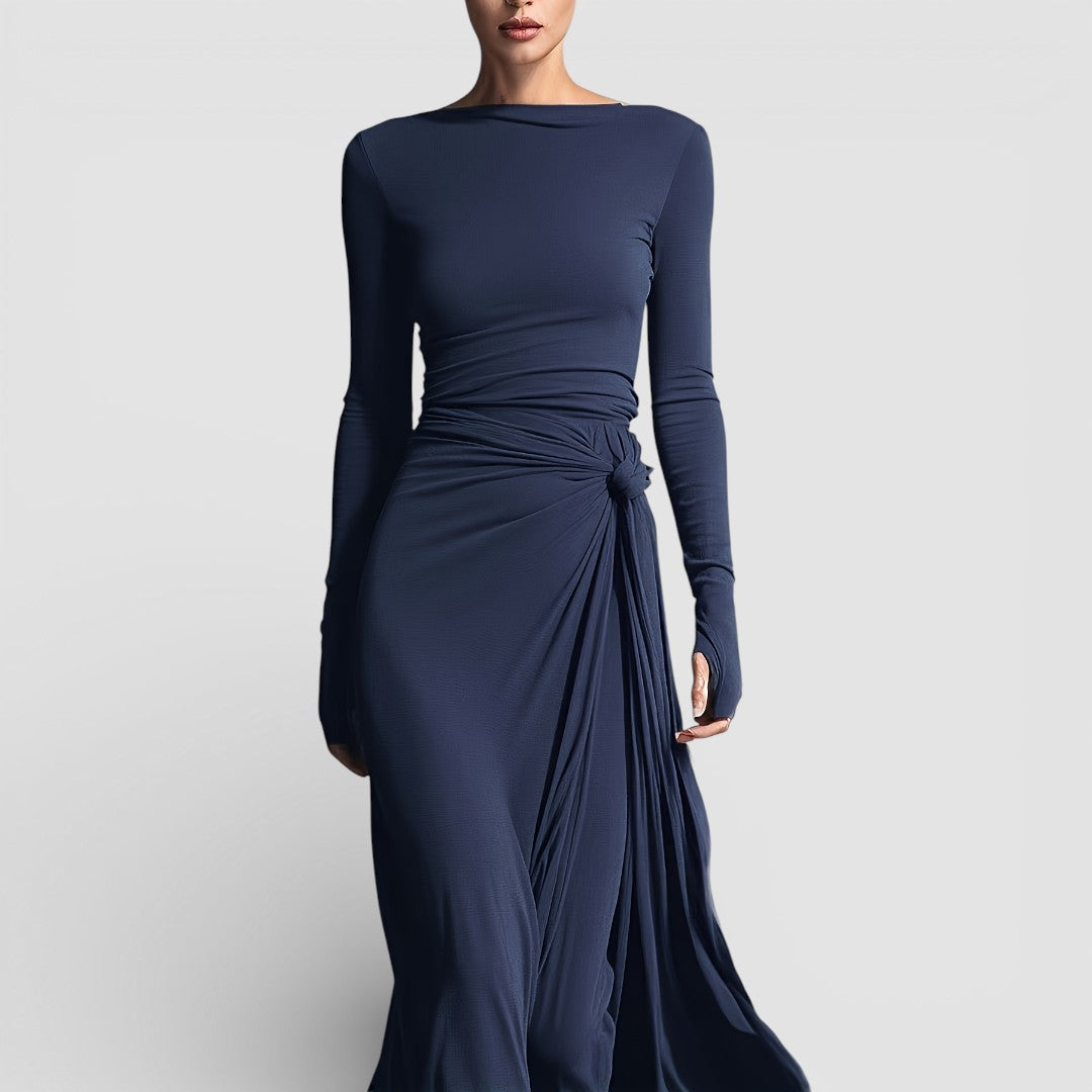 Claire | Flattering Drape Dress