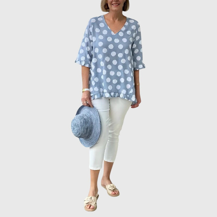 Eira | Polka Dot Blouse