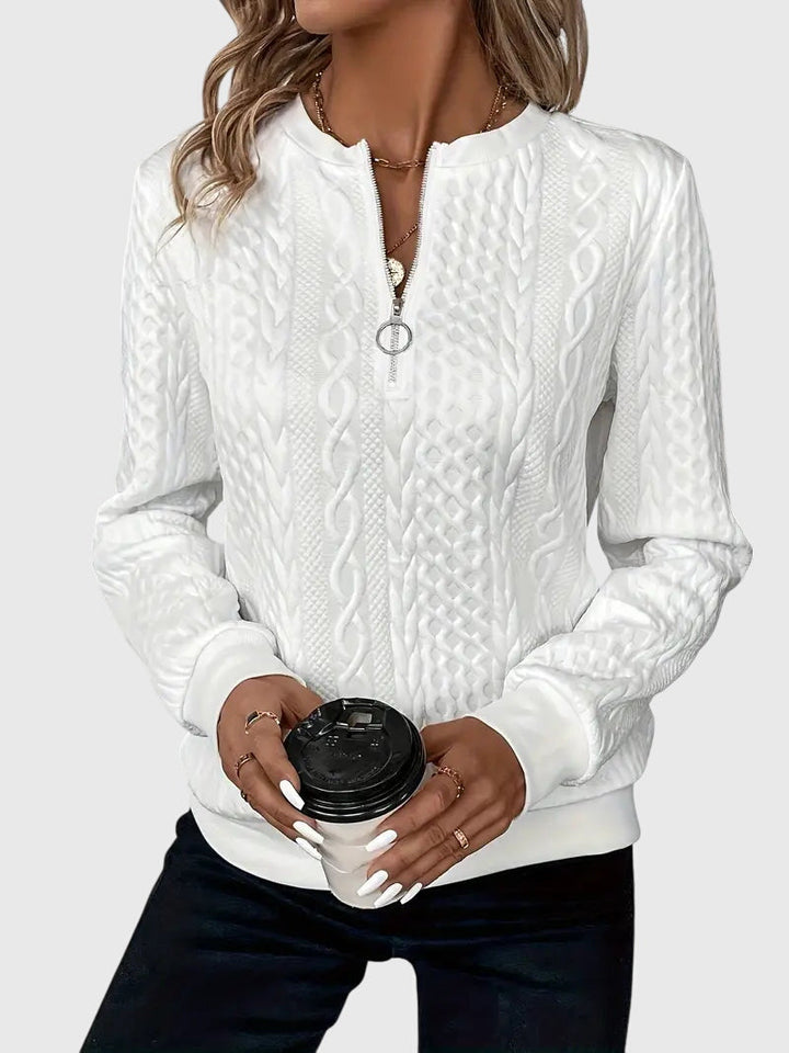 Nora | Sweater with Zipper