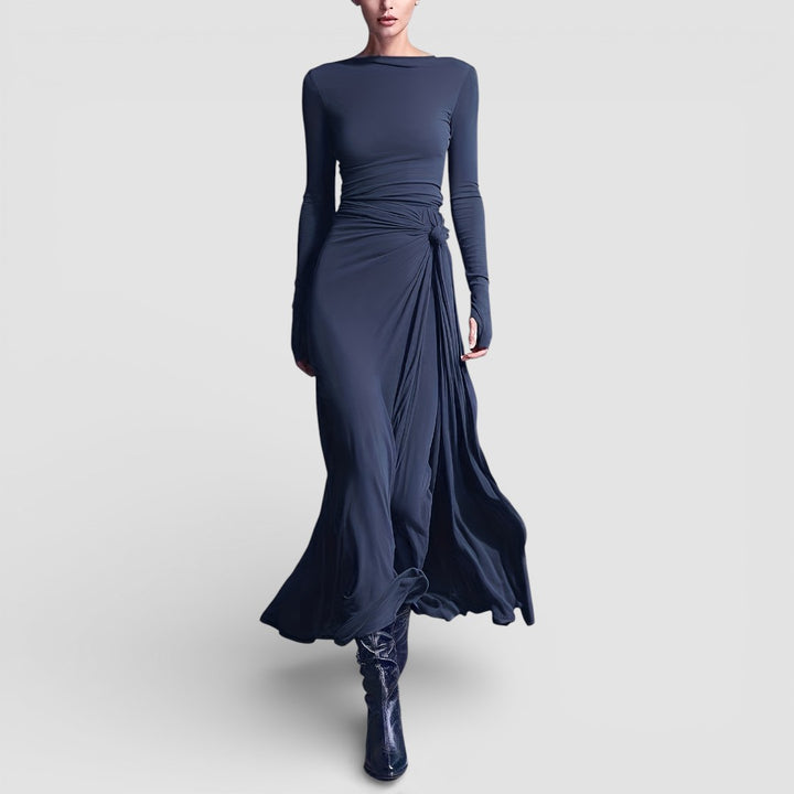 Claire | Flattering Drape Dress