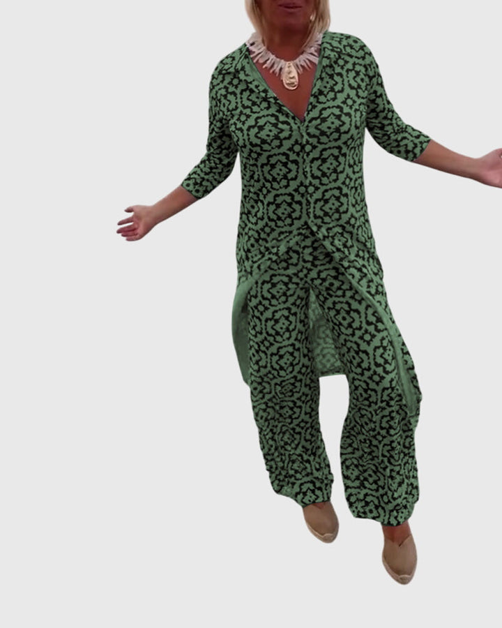 Gabriella | Elegant Vintage Two-Piece Set