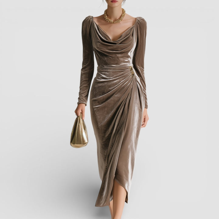 Mykah | Elegant Midi Dress