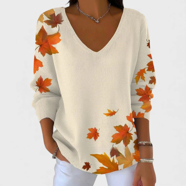 Sera | Elegant V-Neck Sweater