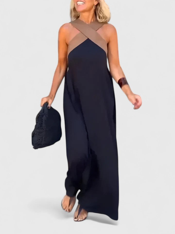 Evangeline | Elegant Crossback Dress