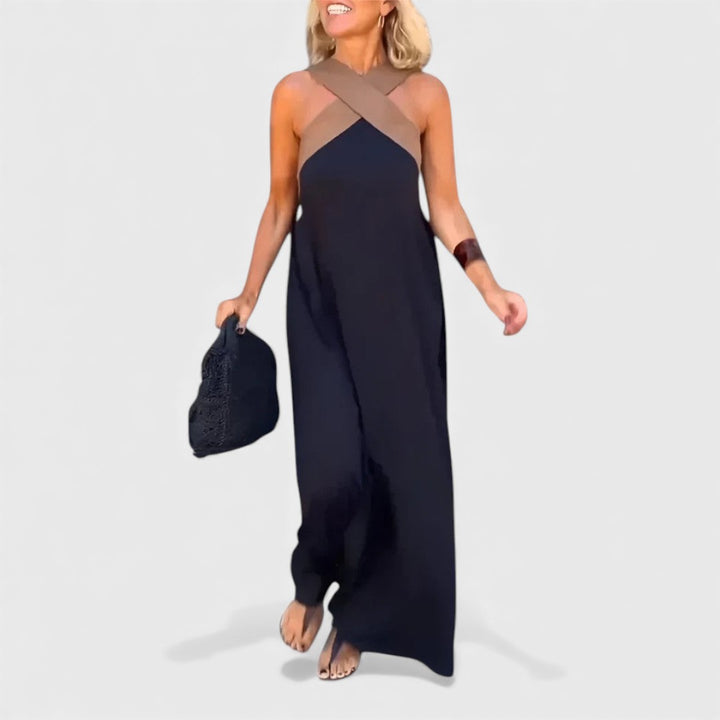 Evangeline | Elegant Crossback Dress